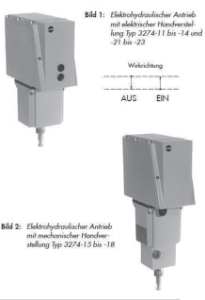 Picture of SAMSON Typ 3274-17 elektrohydraulisch, Typenblatt T 8340, 1090428