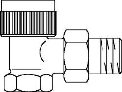 Picture of OVENTROP Thermostatventil „A“ DN 15, PN 10, Eck, Art.Nr. : 1181004
