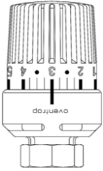 Picture of OVENTROP Sonder-Thermostat „Uni LA“ (Herz) 7-28 °C, 0 * 1-5, Flüssig-Fühler, M 28 x 1,5, Art.Nr. : 1613401