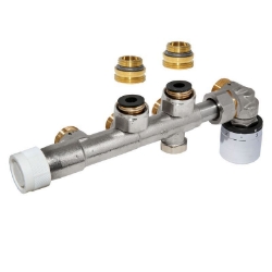 Picture of OVENTROP Anschlussarmatur „Multiblock T-RTL“ Zweirohr, mit zus. RTL-Ventil, Rp ½ IG, Eck, Art.Nr. : 1184086