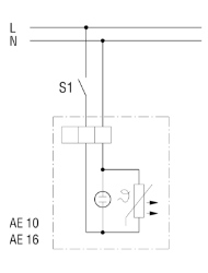 Picture of Maico AE 10/1 - Elektrische Innen-Verschlussklappe, Kunststoff, DN 100, verkehrsweiß - Art.-Nr.: 0151.0400
