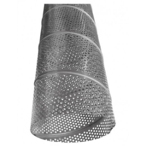 Picture of Lindab Spiralfalzrohr perforiert - verzinkt DN 100, Typ: SRP-V-100-3000-080