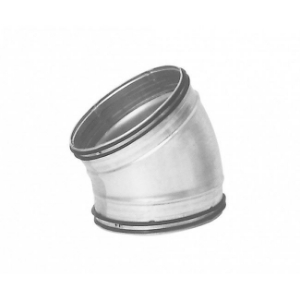 Picture of Lindab SAFE-Bogen gepresst - verzinkt DN 125, Typ: BU-V-125-30