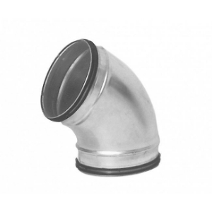 Picture of Lindab SAFE-Bogen gepresst - verzinkt DN 200, Typ: BU-V-200-60