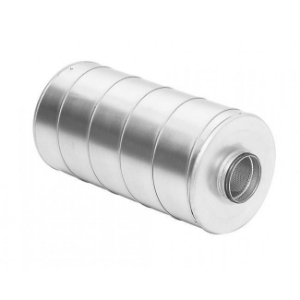 Picture of Lindab SAFE-Schalldämpfer mit Muffen -Isolation 100mm - verzinkt, Typ: SLU-80-600-100