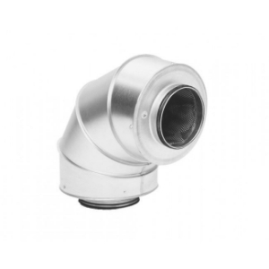 Picture of Lindab Schalldämpferbogen 50mm Isolation mit Feuerwiderstand EI 30, EI 120, Typ: BSLCU50-125