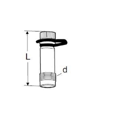 Picture of IMI Hydronic Engineering Messnippel 3/8" L=47 mm STAF/STAG, Art.Nr. : 52179008