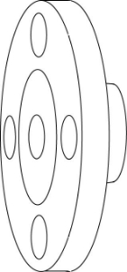 Bild von IMI Hydronic Engineering Anschluss mit Flansch G1" - D95 mm, Art.Nr.: 52 759-515
