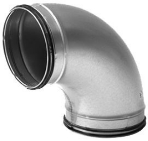 Picture of Spirobogen 90° mit Dichtung 100mm, Art.Nr. :  01905.711 - neue Nummer KL310.312