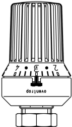 Picture of OVENTROP Thermostat „Uni XHM“ 7-28 °C, 0 * 1-5, Flüssig-Fühler, weiß, Art.Nr. : 1011360