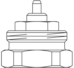 Picture of OVENTROP Adapter zur Umrüstung von M 30 x 1,0 auf M 30 x 1,5, Art.Nr. : 1011445