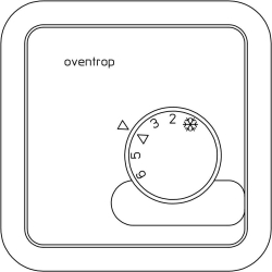 Picture of OVENTROP Raumthermostat Unterputz 230 V, Art.Nr. : 1152071