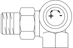 Picture of OVENTROP Thermostatventil „AV 9“ DN 15, PN 10, Winkeleck rechts, Art.Nr. : 1183473