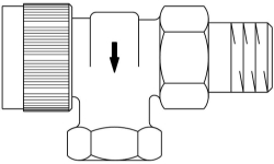 Picture of OVENTROP Rücklaufventil „AV 9“ DN 10, PN 10, Rücklauf-Axial, Art.Nr. : 1183793