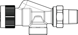 Picture of OVENTROP Thermostatventil "Baureihe A" DN 15, G 3/4" AG x R 1/2" AG,Vorl.-Axial, Art.Nr. : 1181492