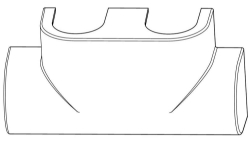 Picture of OVENTROP Design Abdeckung für „Multiblock T“ Eckform, anthrazit, Art.Nr. : 1184089