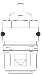 Picture of OVENTROP Ventileinsatz „AV 9“ für Ventile M 30 x 1,5, DN 10 - DN 20, kv = 0,67, Art.Nr. : 1187047