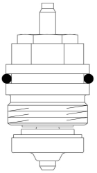 Picture of OVENTROP Ventileinsatz „Baureihe AZ“ für Ventile M 30 x 1,0, DN 10 - DN 32, kv = 1,10, Art.Nr. : 1017060