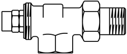 Picture of OVENTROP Rücklauftemperaturbegrenzer DN 10, PN10, Rücklauf-Axialventil, Art.Nr. : 1024363