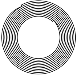 Bild von OVENTROP Kunststoffrohr „Copert“ PE-RT, Ringbundlänge 200 m, 12 x 2 mm, Art.Nr. : 1401952