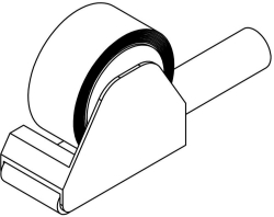 Picture of OVENTROP Handabroller für Klebeband mit 50 mm Breite, Art.Nr. : 1402598