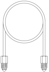 Picture of OVENTROP Impulsleitung für Hycocon DTZ und Hydromat DTR, Länge 2 m, Art.Nr. : 1062095