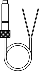 Picture of OVENTROP Fühlerelement „Sensor LW TQ“ PT 1000 für Fernüberwachung, Art.Nr. : 4205592