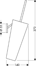 Picture of AXOR Starck WC Bürstenhalter Wandversion, Art.Nr. 40835000