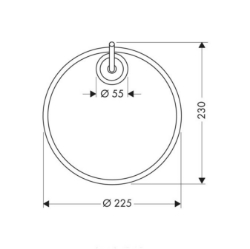 Picture of AXOR Starck Handtuchring, Art.Nr. 40821000