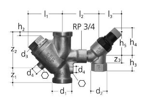 Picture of JRG Sicherheitsgruppe BR 1, PN 10 - 6 bar, DN25 - Art.Nr. : 1631.025