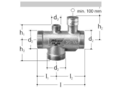 Picture of JRGUMAT Thermomischer PN10, DN15, 25°C - Art.Nr. : 3400.910