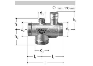 Picture of JRGUMAT Thermomischer PN10, DN15, 25°C - Art.Nr. : 3400.910