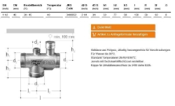 Picture of JRGUMAT Thermomischer PN10, DN40, 40°C - Art.Nr. : 3400.952