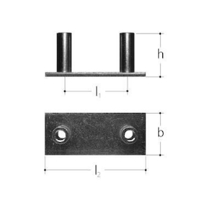 Picture of JRG Sanipex Halter für Verteilventil, l1 (mm): 45, Art.Nr. : 5750.000
