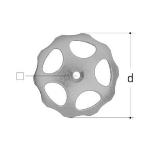 Picture of JRG Sanipex Handrad, d (mm): 53, Art.Nr. : 8500.162