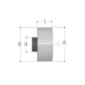 Picture of JRG Sanipex Schutz- und Abpress-Stopfen Dose, GN (inch): 1∕2, , Art.Nr. : 5409.120