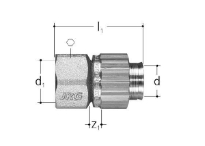 Picture of JRG Sanipex Übergang mit Innengewinde, d 20(mm), GN 1/2, Art.Nr. : 5484.921