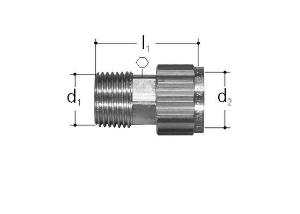 Bild von JRG Sanipex Übergang, d 16(mm), GN 1∕2(inch), Art.Nr. : 5488.908