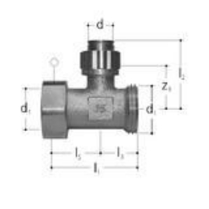 Picture of JRG Sanipex Verteiler 1-fach, d 12mm, Art.Nr. : 5420.012