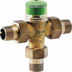 Picture of Honeywell Resideo Wassermischer TM200 thermostatisch, Messing A, 3/4 ",  Art.Nr. : TM200-3/4A