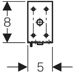 Picture of Geberit Duofix Befestigungsset für Ständerabstand 50–57.5 cm, Art.Nr. : 111.869.00.1