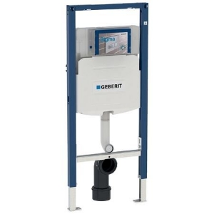 Picture of Geberit Duofix Element für Kinder- und Kleinkinder-Stand-WC, 112 cm, mit Sigma Unterputzspülkasten 12 cm, Art.Nr. : 111.915.00.5