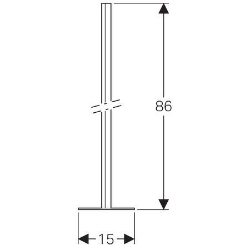 Picture of Geberit Kombifix Ständerset mit Fussplatte, Art.Nr. : 457.872.26.1
