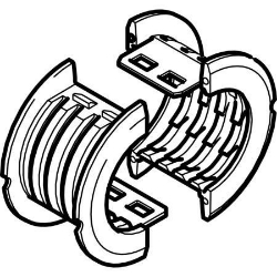 Picture of Geberit Mepla Rohrschelleneinlegeschale, da 90 mm, di 75 mm, Art.-Nr. 608.702.00.1