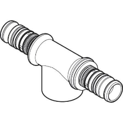 Picture of Geberit Mepla T-Stück mit Innengewinde, DN 65 / 25 / 65, d 75 mm, Art.-Nr. 608.363.00.5