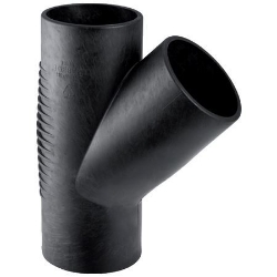 Picture of Geberit Silent-db20 Abzweig 45°,  DN:90 / 60, d[mm]:90, d1[mm]:63, Art.Nr. : 308.064.14.1