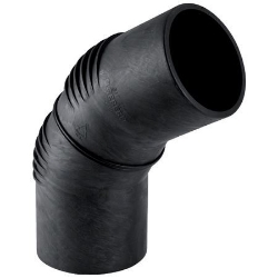 Picture of Geberit Silent-db20 Bogen mit langem Schenkel,  arc / Winkel: 60°, DN:70, d[mm]:75, X[cm]:11.3, Art.Nr. : 307.600.14.1