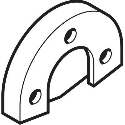 Picture of Schalldämmunterlage, zu Geberit Anschlusswinkel 90° einfach, Art.-Nr. 601.806.00.1