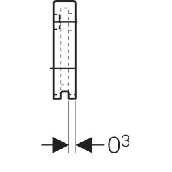 Picture of Schalldämmunterlage, zu Geberit Anschlusswinkel 90° einfach, Art.-Nr. 601.806.00.1