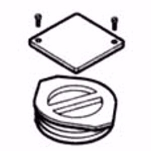 Picture of Geberit Abschlussdeckel verschraubar Edelstahl rostfrei, Art.Nr. : 388.129.00.1